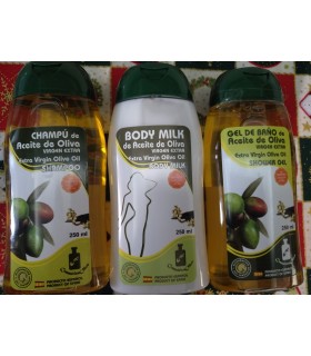Cosmética de aceite de oliva 250ml